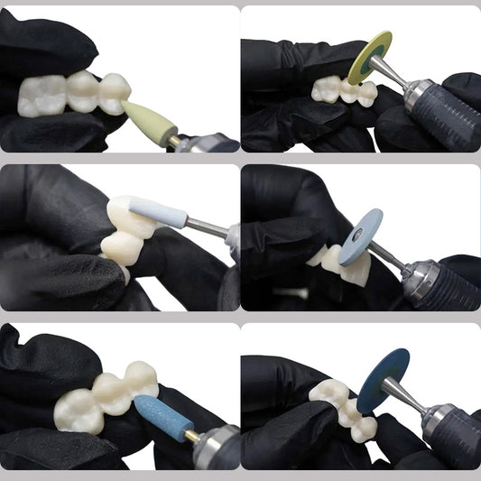 Zirconia Grinding and Polishing Tool set(6 pcs)