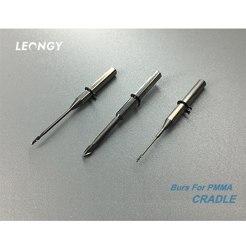 Milling burs for PMMA