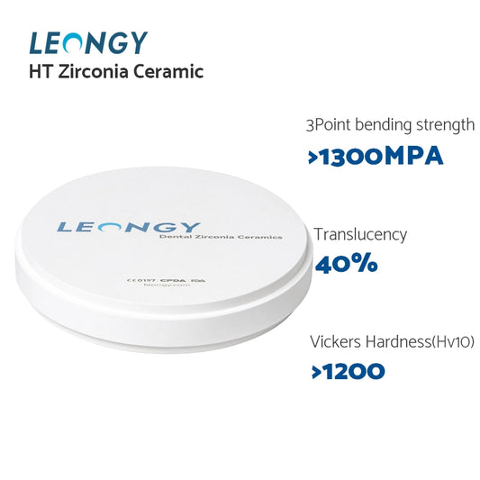 HT – Weiße Zirkoniascheibe OP (98 mm)