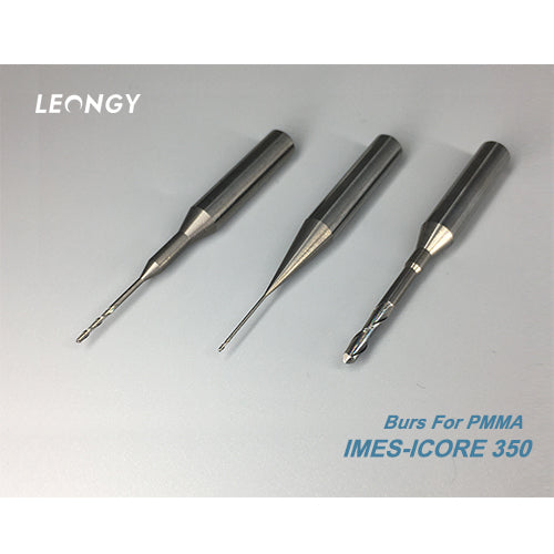 Milling burs for PMMA