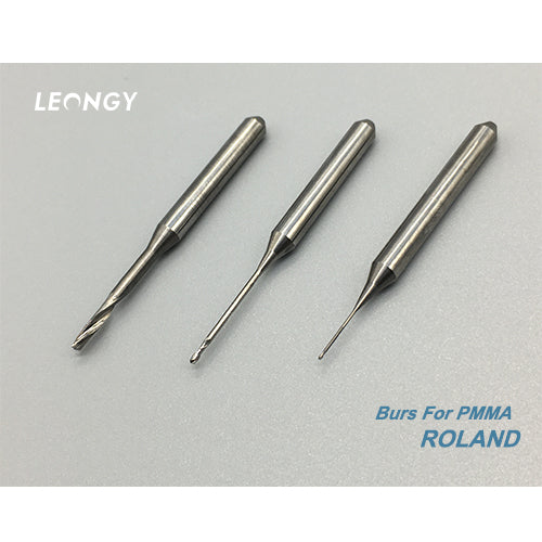 Milling burs for PMMA
