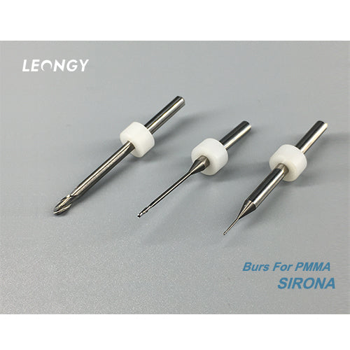 Milling burs for PMMA