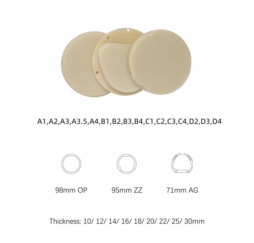 Mehrschichtiges PMMA – OP (98 mm) (14 mm – 20 mm)