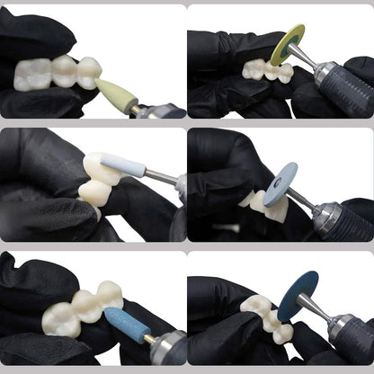 Zirconia Grinding and Polishing Tool set(6 pcs)