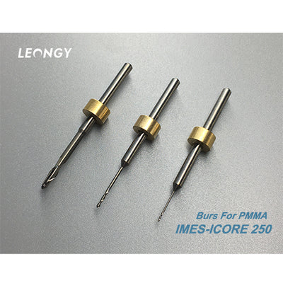 Milling burs for PMMA